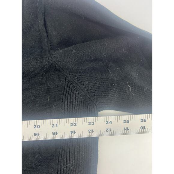 Weatherproof Sweater Mens Large Black ¼ Zip Pullover Normcore Long Sleeve Dressy - Picture 4 of 8